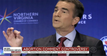 Abortion comment from Virgina Governor
