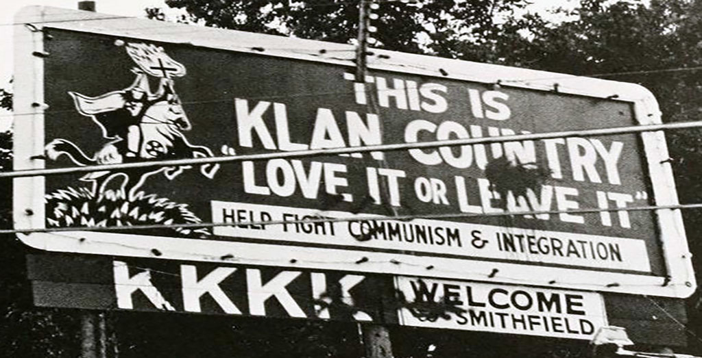 "Love it or Leave it" KKK Billboard
