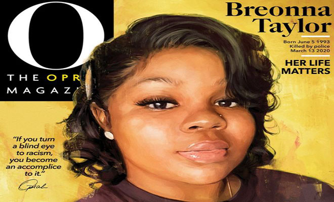 Breonna Taylor Cover of Oprah Magazine